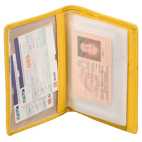 Обложка для автодокументов из натуральной кожи Dr. Koffer