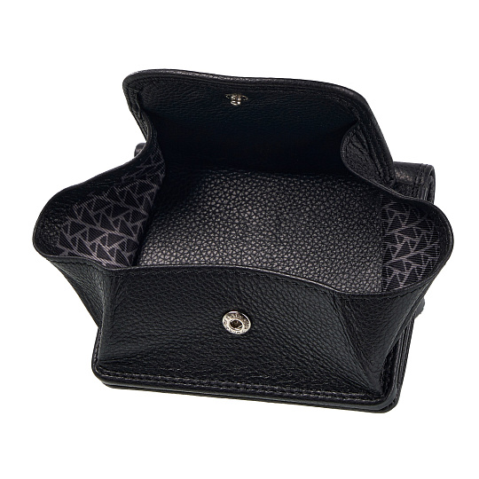 Кошелек Dr.Koffer из натуральной кожи черный