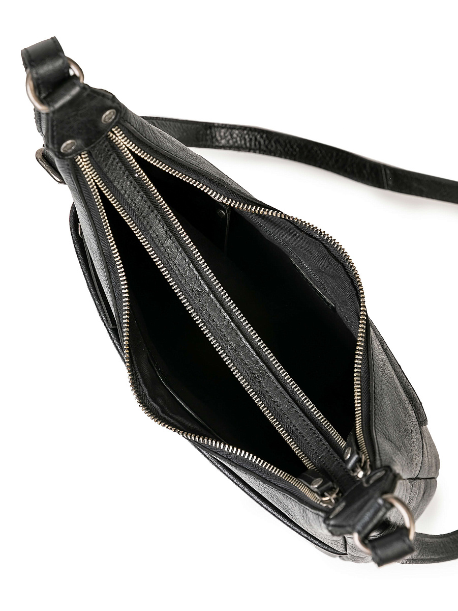 Женская сумка Dr.Koffer из натуральной кожи черная