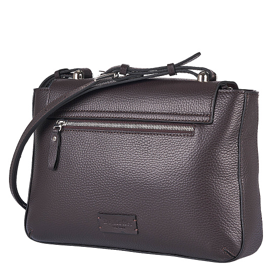 Женская сумка Dr. Koffer из натуральной кожи коричневая