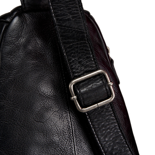 Рюкзак Dr.Koffer из натуральной кожи черный