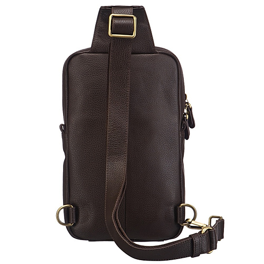 Коричневая кожаная сумка Dr.Koffer M402597-220-09