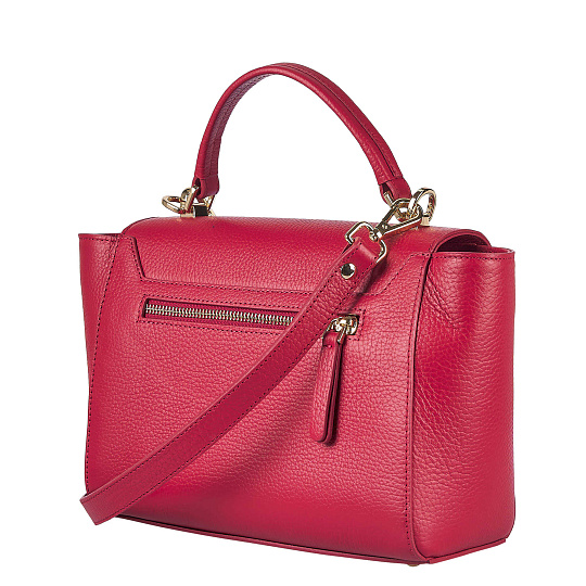 Женская сумка  Dr. Koffer из натуральной кожи красная