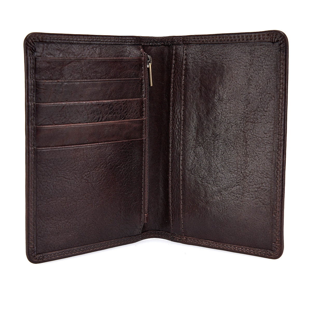 Портмоне Dr.Koffer из натуральной кожи коричневое