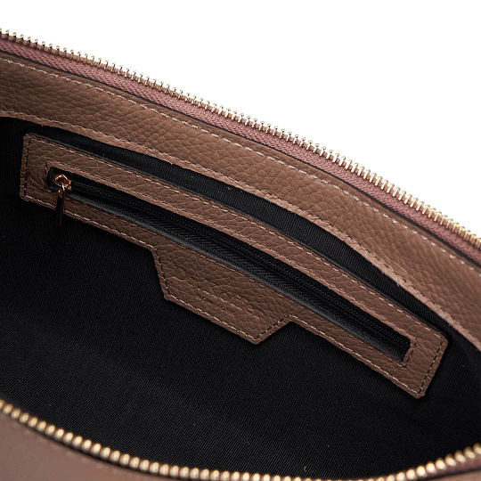 Женская сумка Dr. Koffer из натуральной кожи бежевая