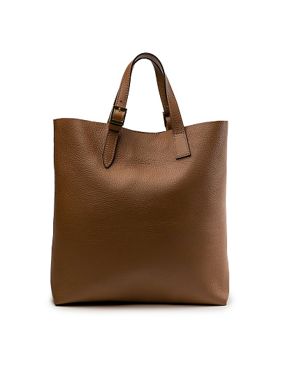 Женская сумка Dr.Koffer из натуральной кожи коричневая