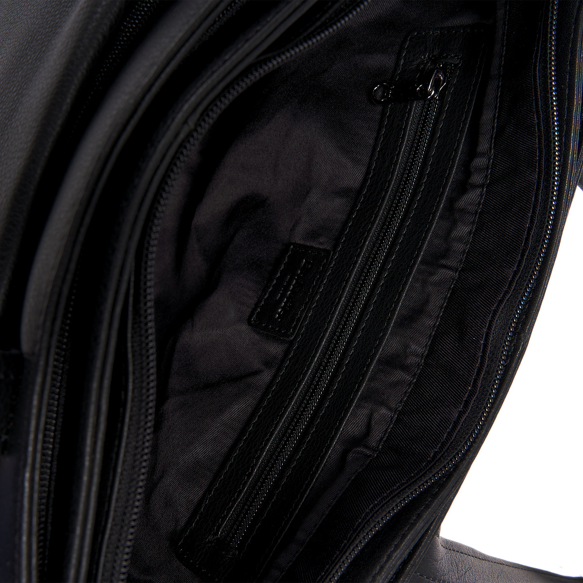 Женская сумка Dr.Koffer из натуральной кожи чёрная