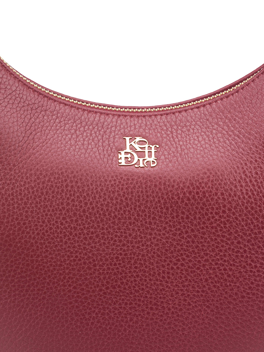 Женская сумка Dr. Koffer из натуральной кожи бордовая