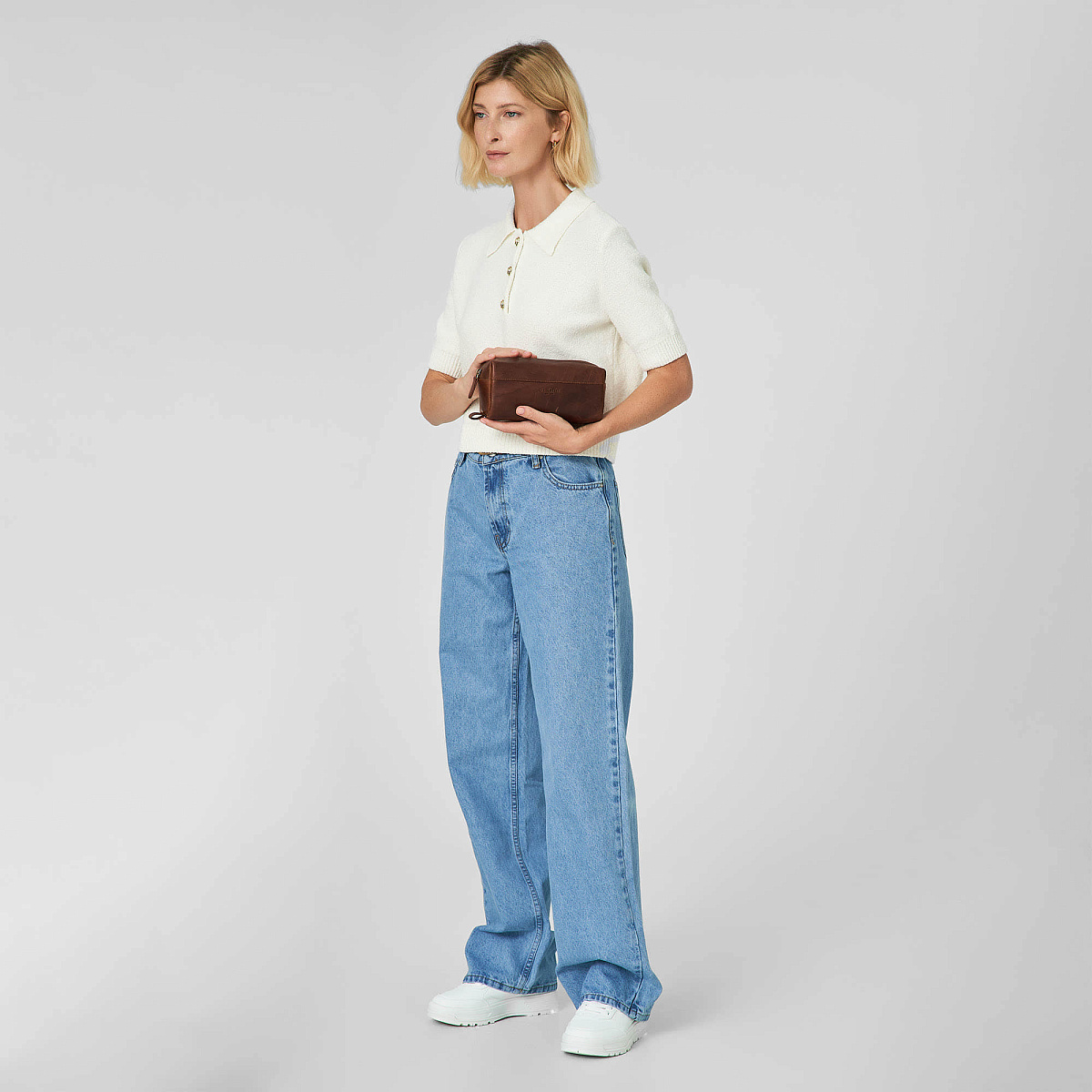 Несессер Dr.Koffer из натуральной кожи коричневый