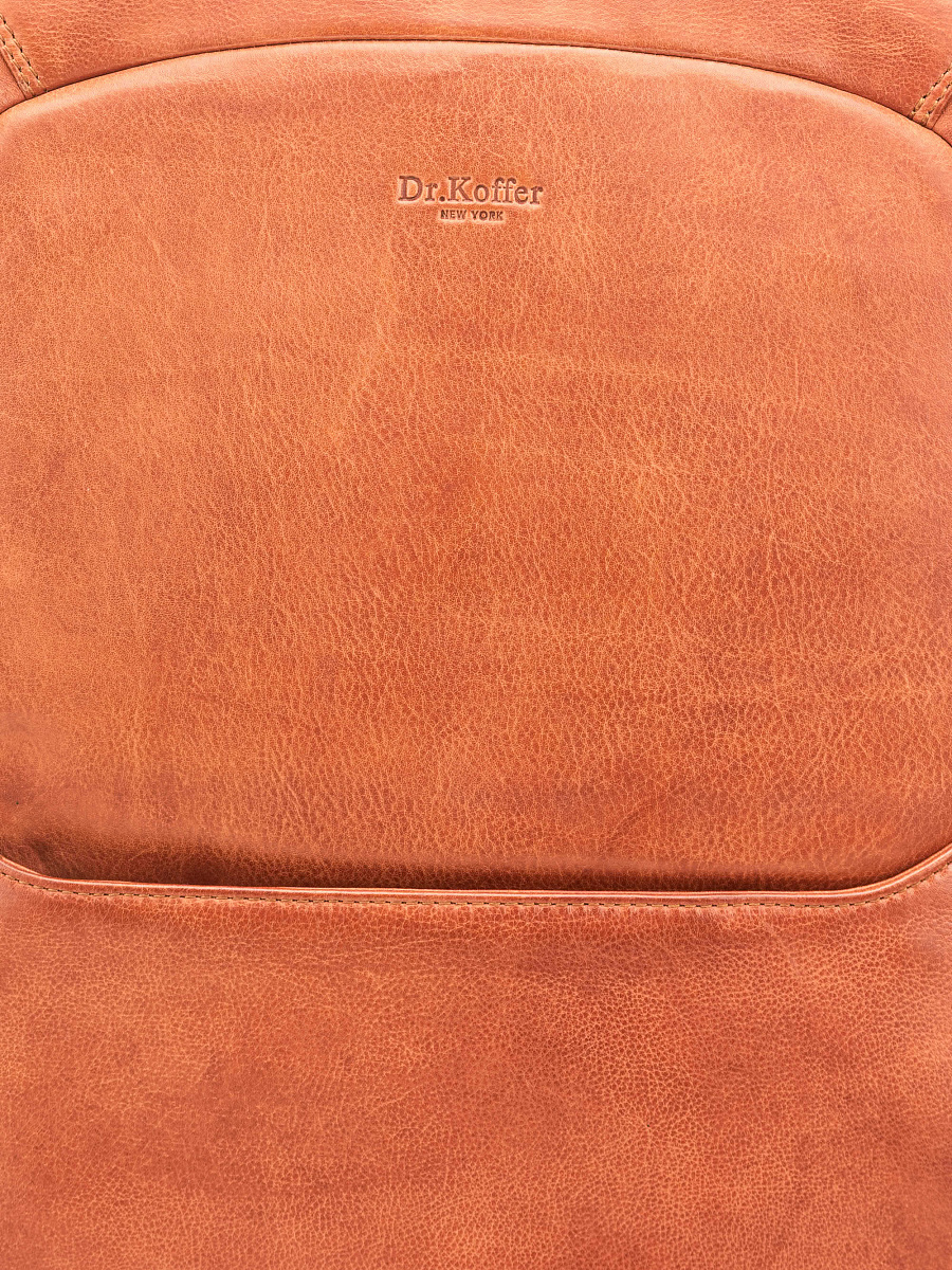 Рюкзак Dr. Koffer из натуральной кожи коричневый