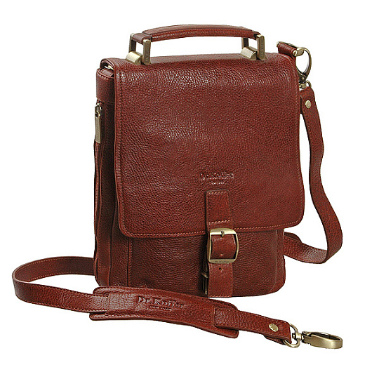 Сумка планшет Dr.Koffer из натуральной кожи светло-коричневый