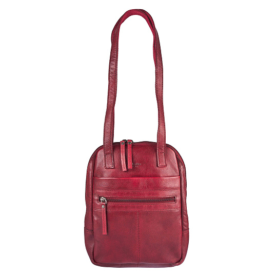 Рюкзак Dr.Koffer из натуральной кожи бордовый