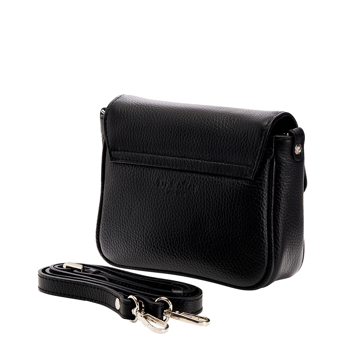 Женская сумка Dr. Koffer из натуральной кожи черная