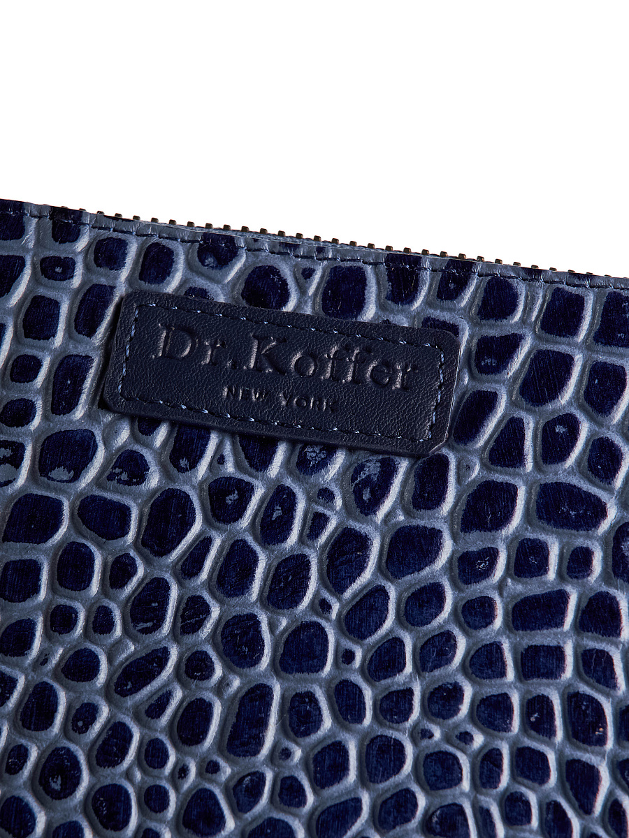 Портмоне Dr.Koffer из натуральной кожи фиолетовое