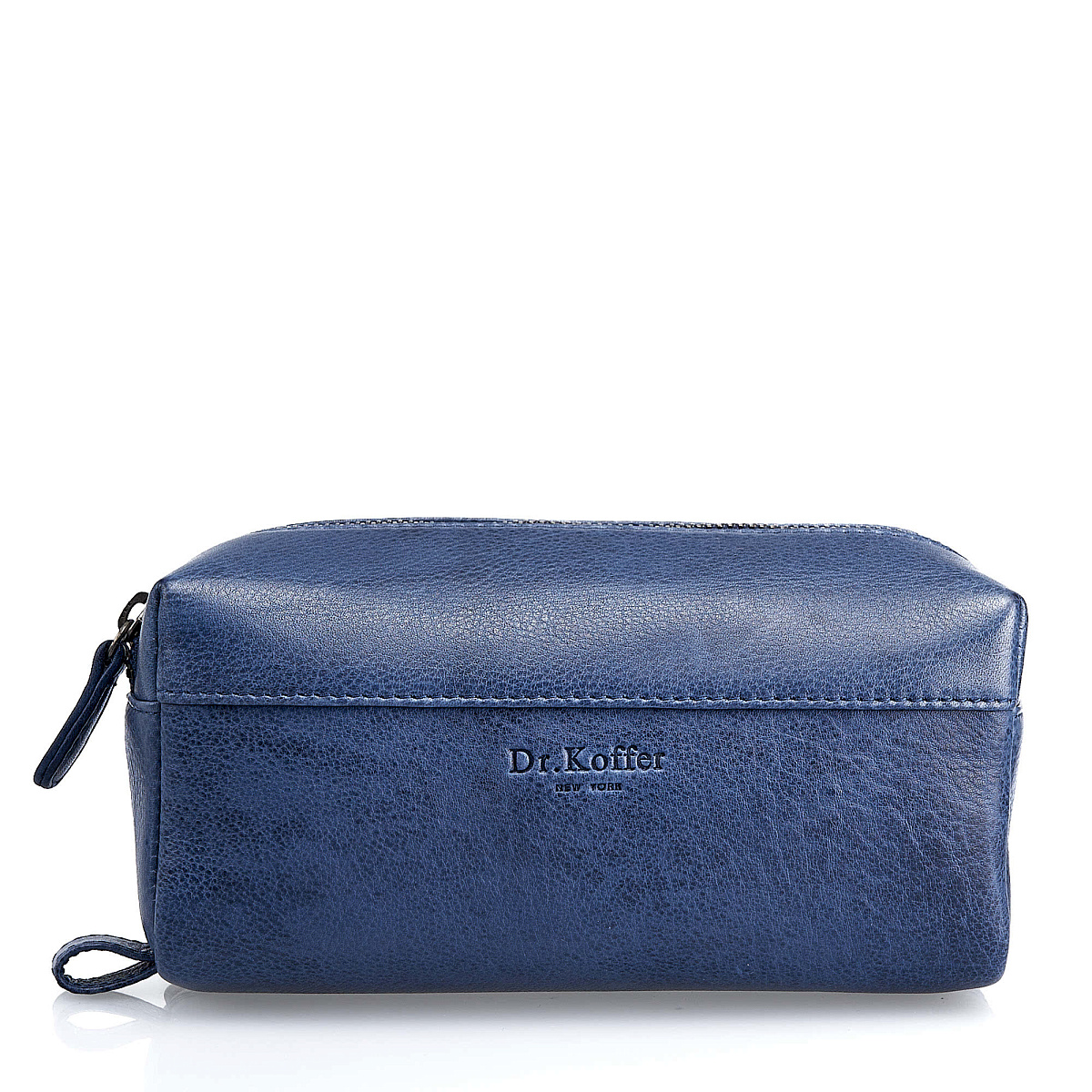 Несессер Dr.Koffer из натуральной кожи синий