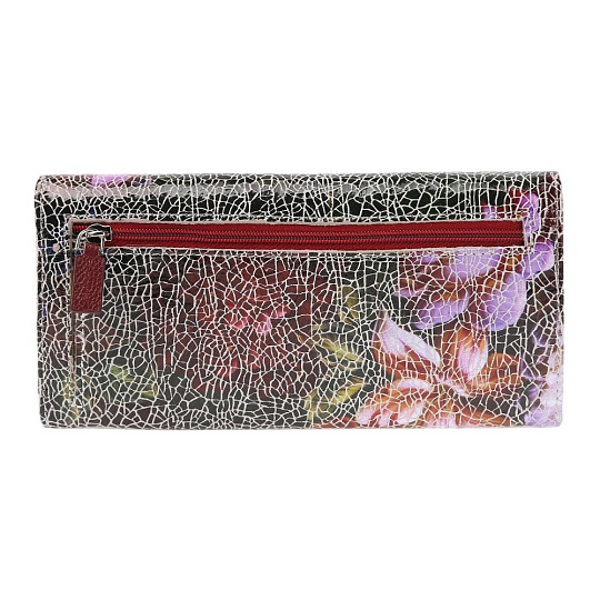 Портмоне Dr.Koffer из натуральной кожи красное