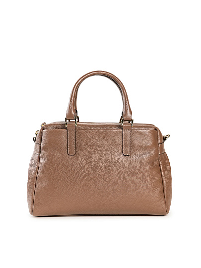 Женская сумка Dr. Koffer из натуральной кожи коричневая