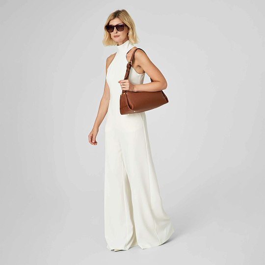 Женская сумка Dr. Koffer из натуральной кожи коричневая