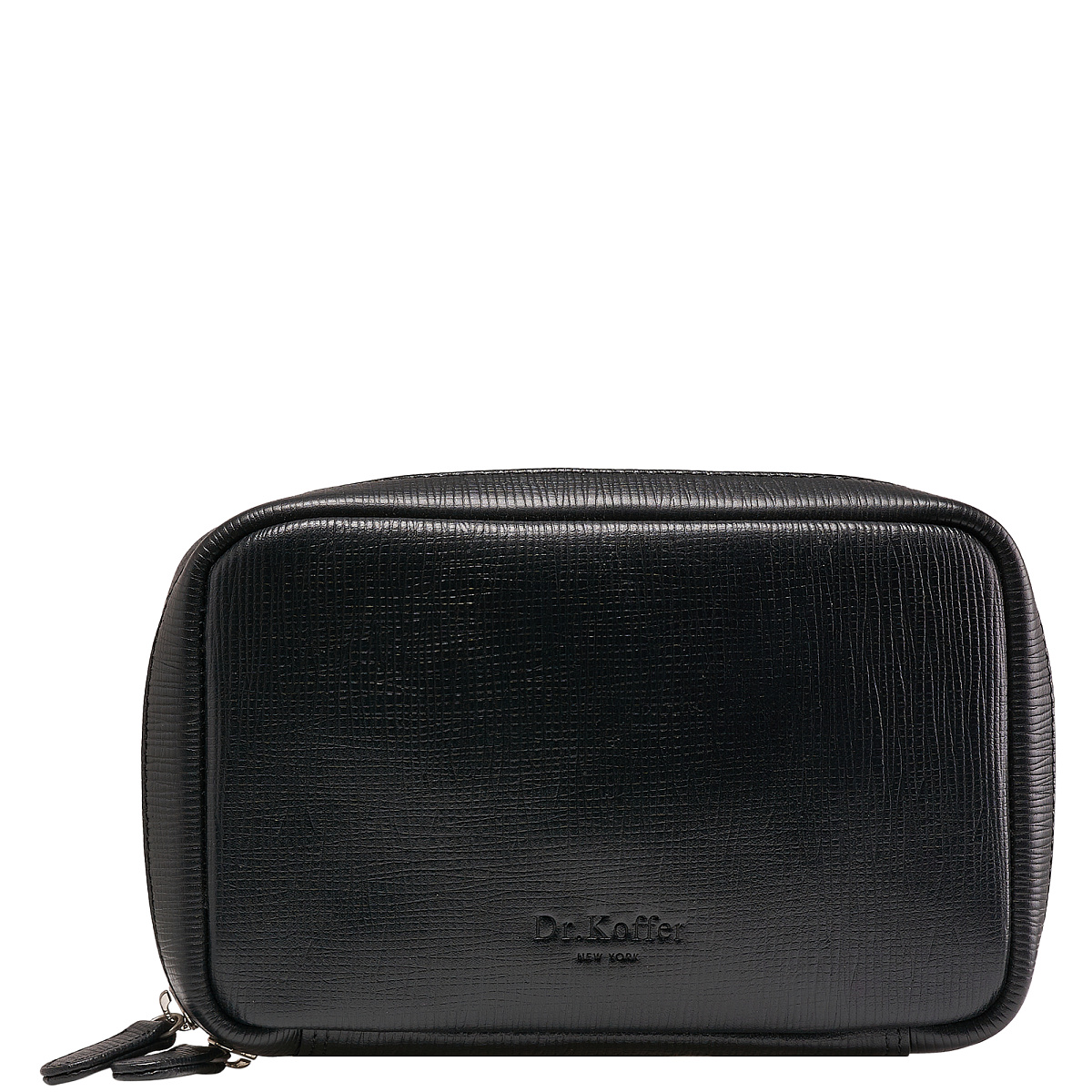 Несессер Dr. Koffer из натуральной кожи черный