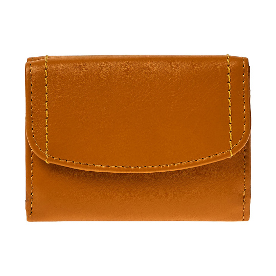 Портмоне Dr.Koffer из натуральной кожи желтое