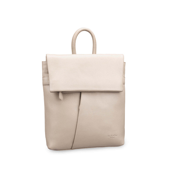 Рюкзак Dr.Koffer из натуральной кожи белый