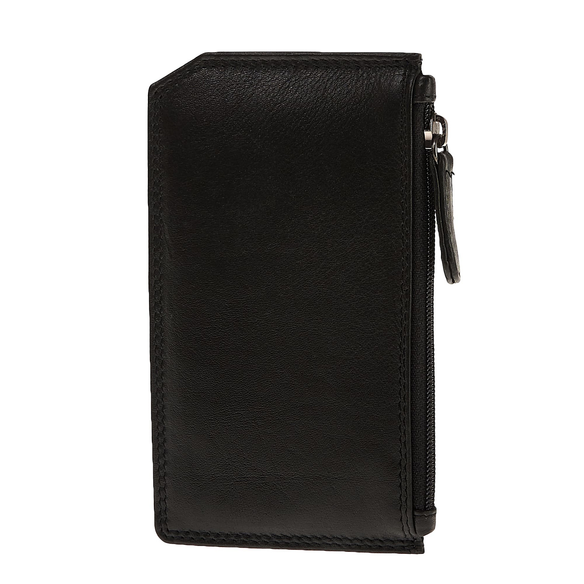 Кредитница Dr.Koffer из натуральной кожи черная