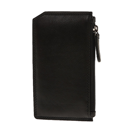 Кредитница Dr.Koffer из натуральной кожи черная