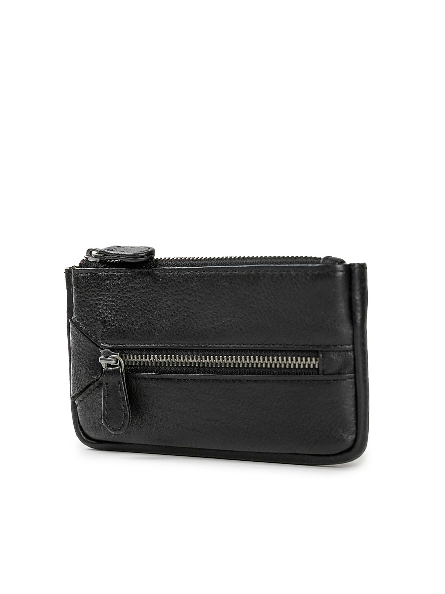 Портмоне Dr.Koffer из натуральной кожи черное