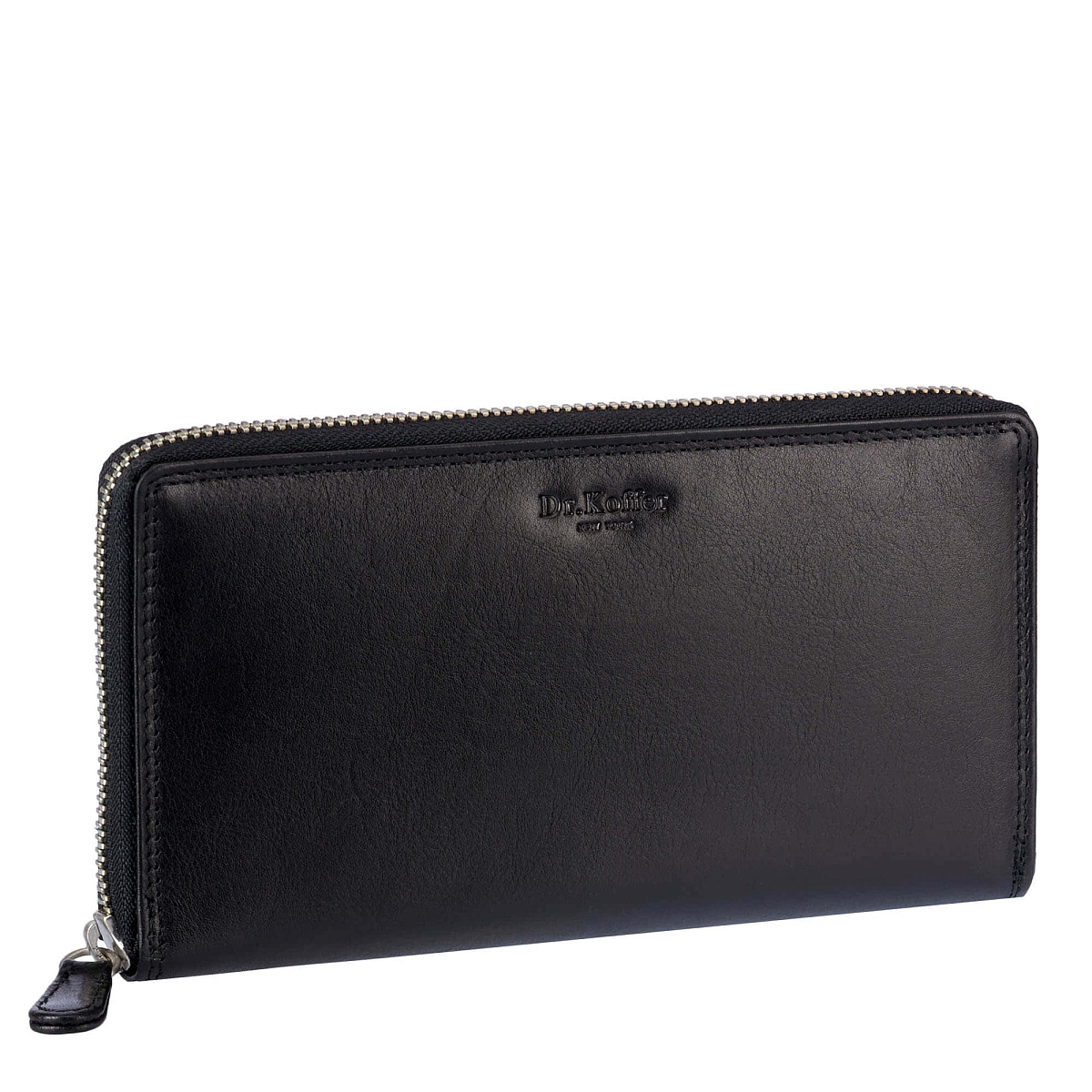 Портмоне Dr.Koffer из натуральной кожи черное