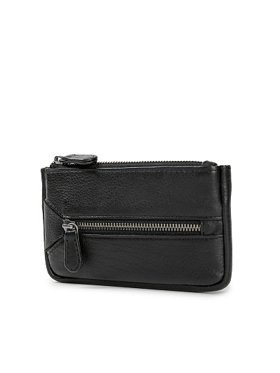 Портмоне Dr.Koffer из натуральной кожи черное