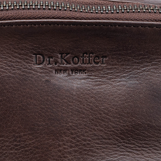 Несессер Dr.Koffer из натуральной кожи коричневый