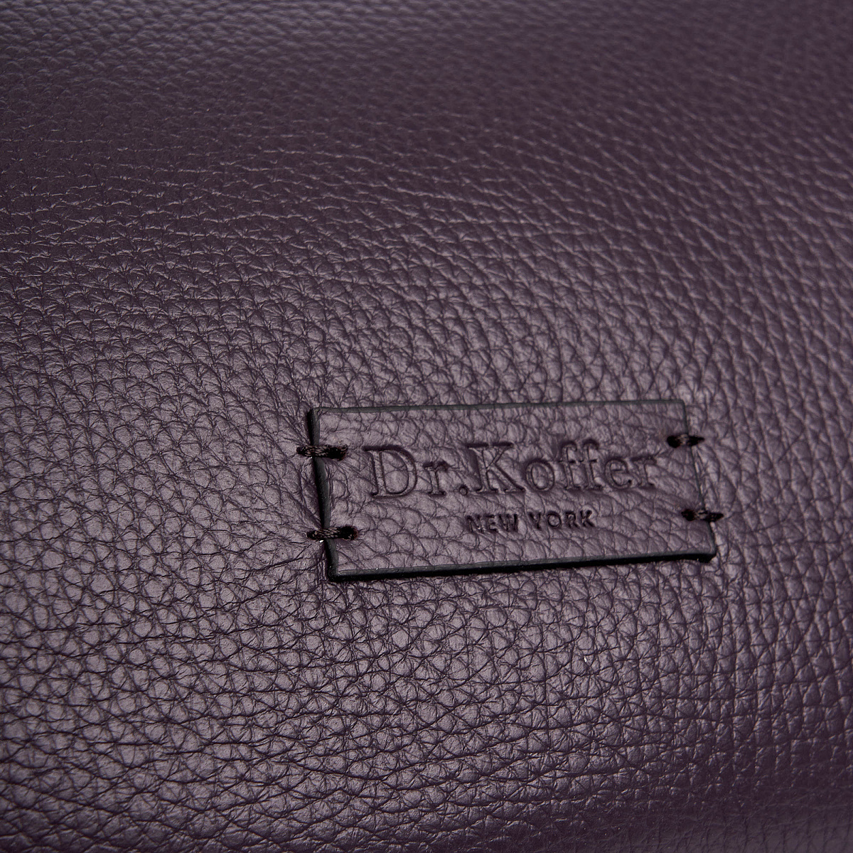 Женская сумка Dr. Koffer из натуральной кожи фиолетовая