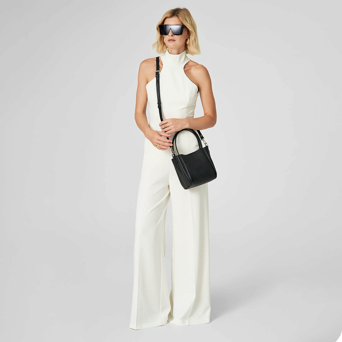 Женская сумка Dr. Koffer из натуральной кожи черная