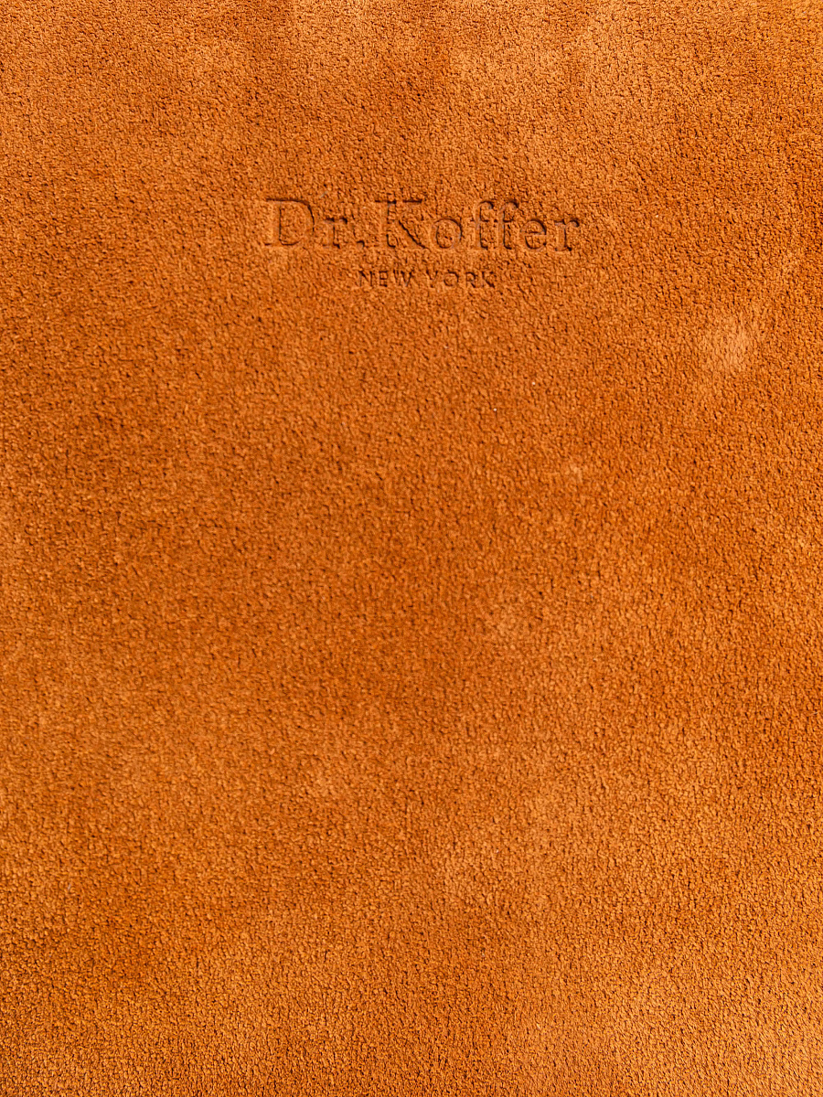 Женская сумка Dr. Koffer из натуральной кожи коричневая