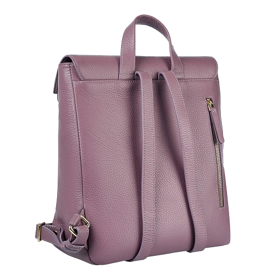 Женский рюкзак Dr. Koffer из натуральной кожи розовый