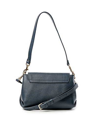 Женская сумка Dr.Koffer из натуральной кожи синяя