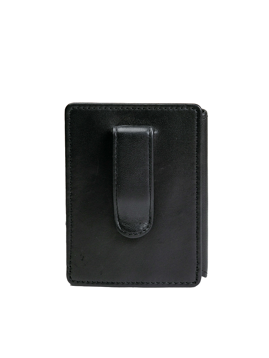 Визитница Dr.Koffer из натуральной кожи черная