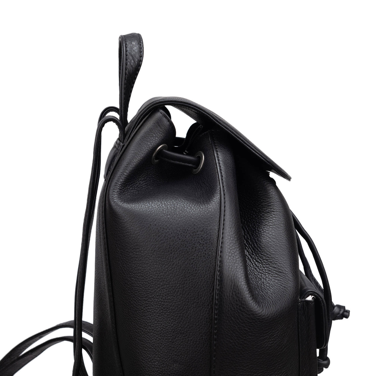 Рюкзак Dr.Koffer из натуральной кожи черный