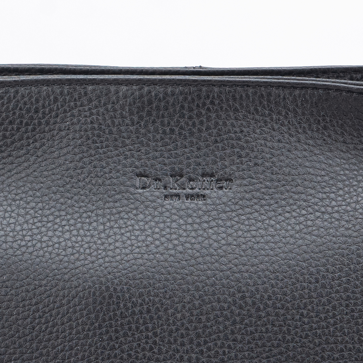 Женская сумка Dr.Koffer из натуральной кожи чёрная