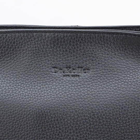 Женская сумка Dr.Koffer из натуральной кожи чёрная