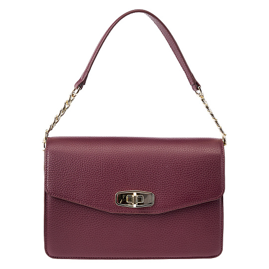 Женская сумка  Dr. Koffer из натуральной кожи бордовая