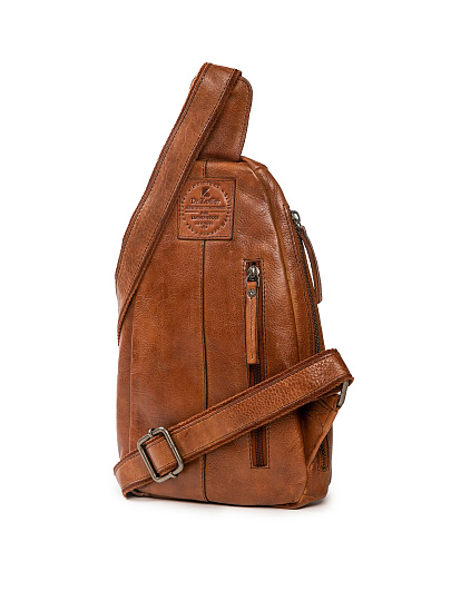 Рюкзак Dr.Koffer из натуральной кожи светло-коричневый