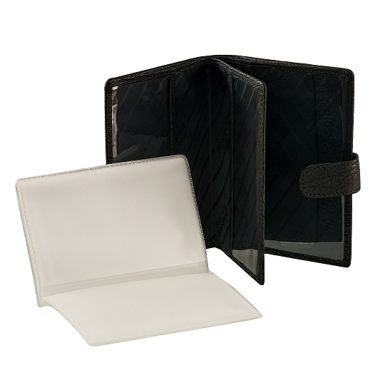 Обложка для паспорта/автодок из натуральной кожи Dr. Koffer