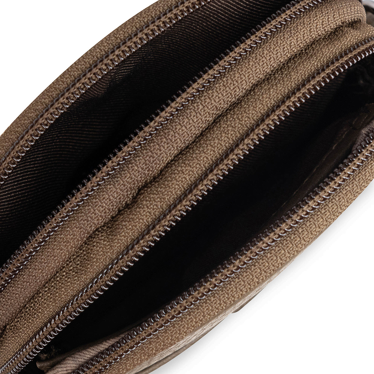 Сумка через плечо Dr.Koffer из натуральной кожи коричневая