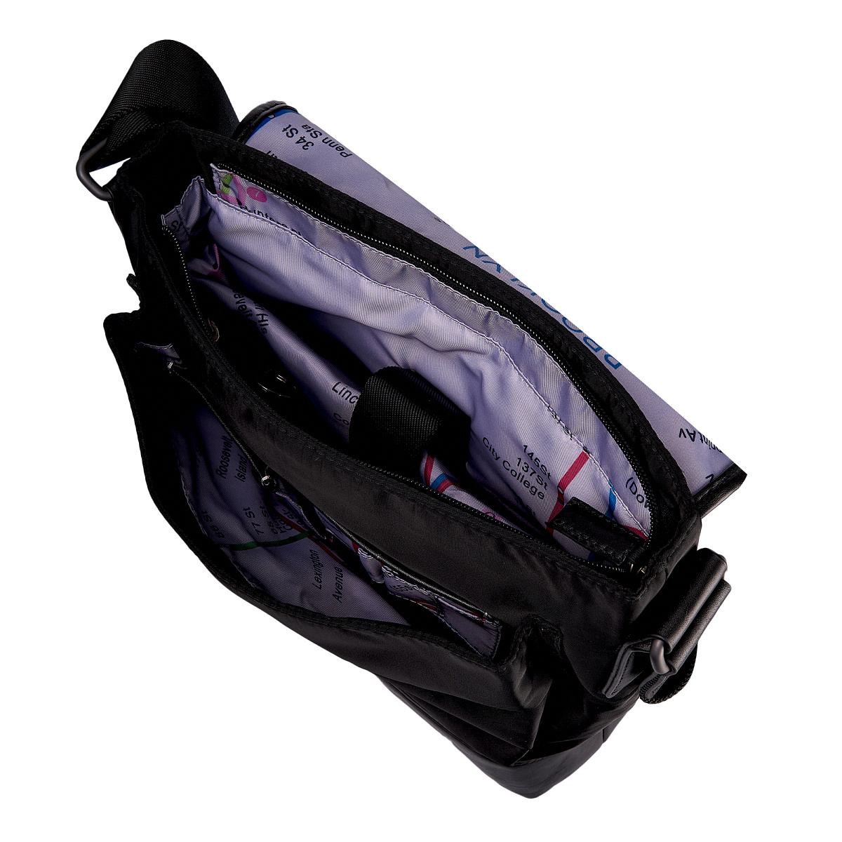 Сумка через плечо Dr.Koffer из нейлона и натуральной кожи