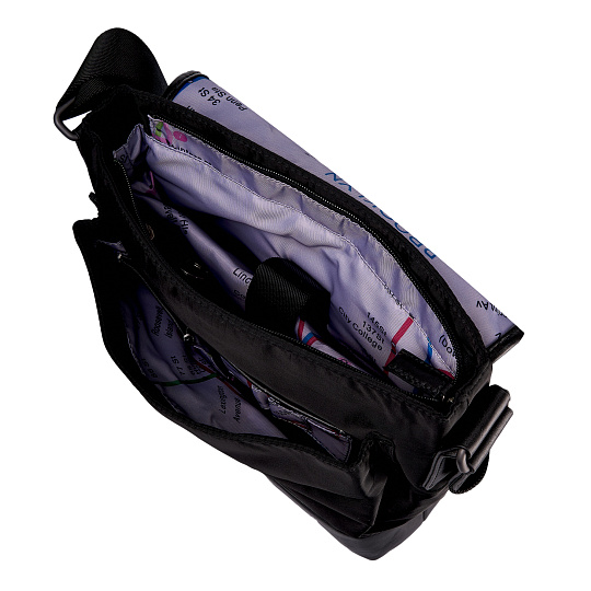 Сумка через плечо Dr.Koffer из нейлона и натуральной кожи