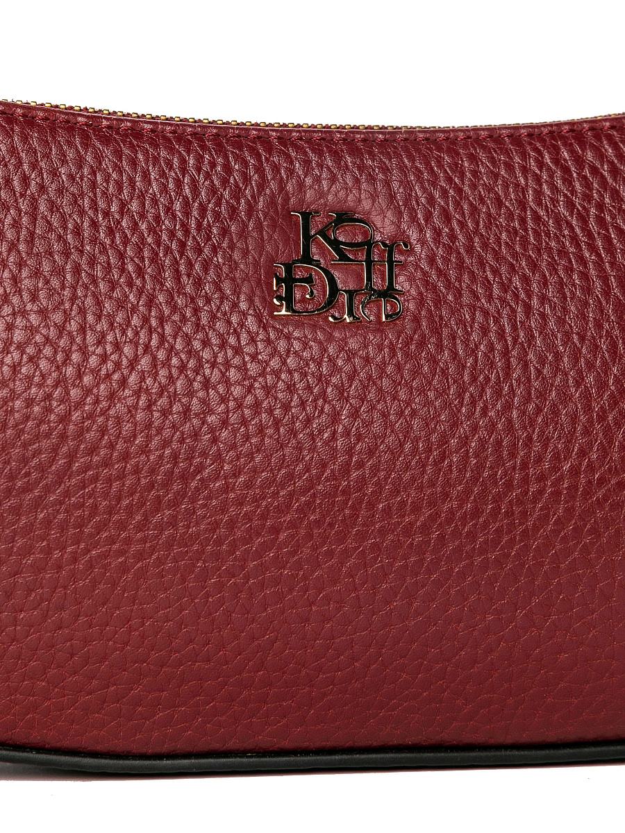 Женская сумка Dr. Koffer из натуральной кожи бордовая
