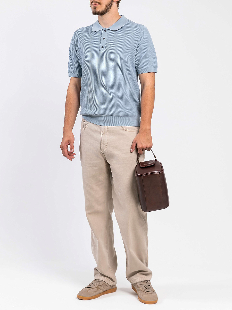 Несессер Dr.Koffer из натуральной кожи коричневый