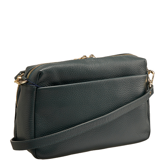 Женская сумка  Dr. Koffer из натуральной кожи зеленая