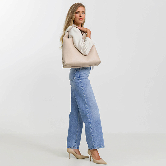 Женская сумка Dr.Koffer из натуральной кожи розовая